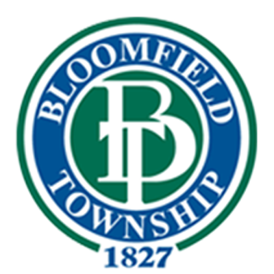 Bloomfield Township logo. Established 1827