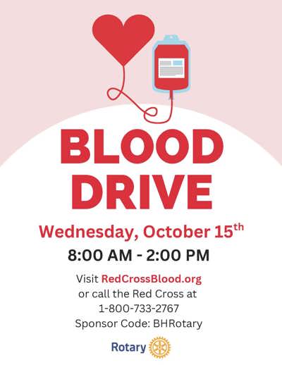 Bloomfield Township Senior Services Hosting October Blood Drive