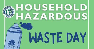 Household Hazardous Waste Drop Off Day is October 4, 2025
